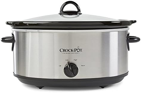 Crock-Pot 7 Quart Oval Manual Slow Cooker – Stainless Steel - D64 | Collection Clover View - QECF