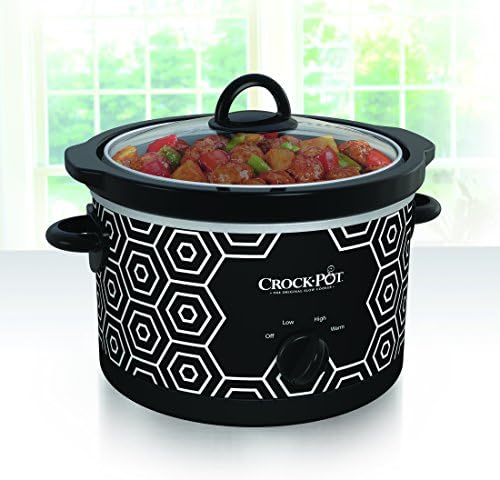 Crock-Pot 4.5 Quart Portable Slow Cooker – Black & White - 2KV | Reserve Moonlit Walk - LUQT