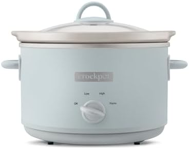 Crock-Pot 4.5 Quart Manual Slow Cooker – Macaroon Blue - 89C | Edition Linen Lane - SLUW