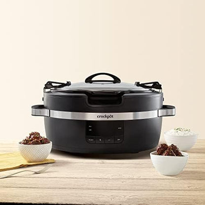 Crock-Pot Thermoshield 6 Quart Slow Cooker with Carry Handles - UNK | Select Velvet Branch - JZYH