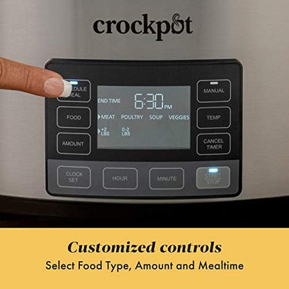 Crock-Pot MyTime 6 Quart Programmable Slow Cooker - L2V | Select Cloud Drift - EIUM