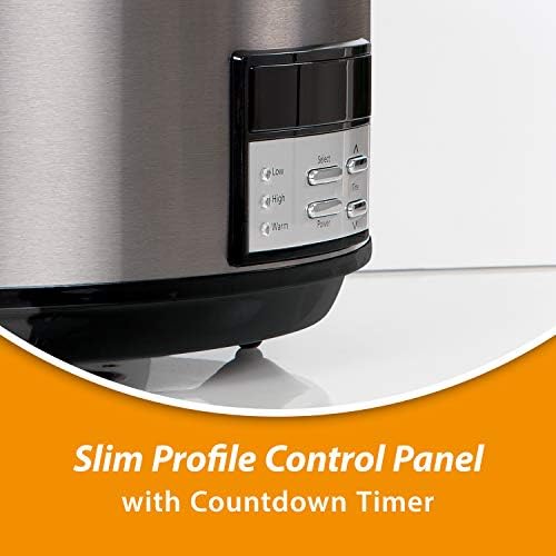 Crock-Pot 8 Quart Programmable Slow Cooker with Auto Warm - H5D | Edition Maple Hollow - FGFN