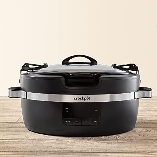 Crock-Pot Thermoshield 6 Quart Slow Cooker with Carry Handles - UNK | Select Velvet Branch - JZYH