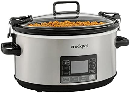 Crock-Pot 7 Quart Portable Programmable Slow Cooker with Timer - M5R | Collection Stone Stone - HZYL