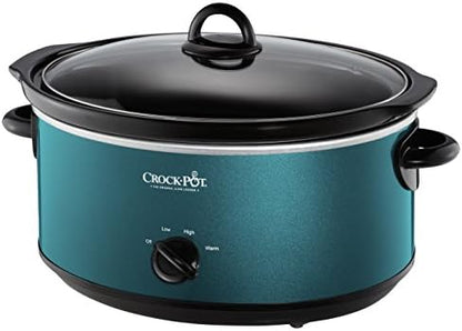 Crock-Pot 7 Quart Manual Slow Cooker – Turquoise - P2K | Series Moss Creek - SRMS