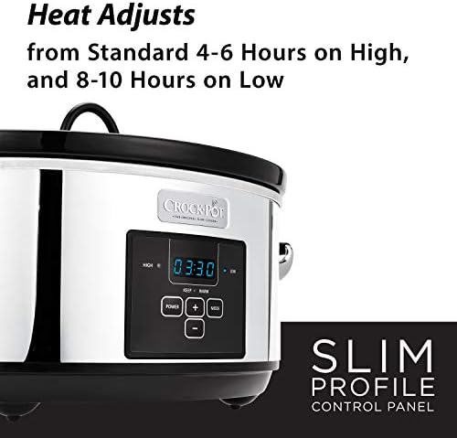 Crock-Pot 7 Quart Programmable Slow Cooker – Polished Platinum - BCU | Signature Clover Prairie - WTUM