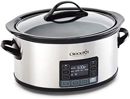 Crock-Pot MyTime 6 Quart Programmable Slow Cooker - L2V | Select Cloud Drift - EIUM
