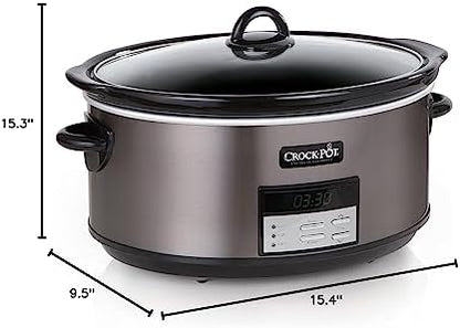 Crock-Pot 8 Quart Programmable Slow Cooker with Auto Warm - H5D | Edition Maple Hollow - FGFN