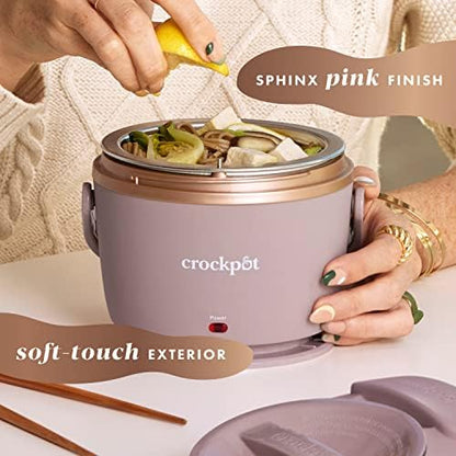 Crock-Pot Electric Lunch Box Food Warmer 20oz – Blush Pink - OPA | Collection Floral Shore - KHCW