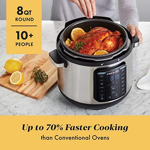 Crock-Pot 8 Quart Express Crock Multi-Use Pressure Cooker - LQD | Collection Floral Wharf - JVOP