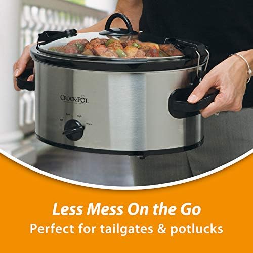 Crock-Pot Cook & Carry 6 Quart Portable Slow Cooker - MR7 | Select Winter Ridge - QNCM