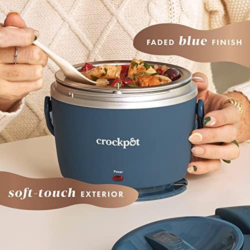 Crock-Pot Electric Lunch Box Food Warmer 20oz – Faded Blue - QBI | Collection Amber Path - HJAT