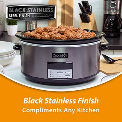 Crock-Pot 8 Quart Programmable Slow Cooker with Auto Warm - H5D | Edition Maple Hollow - FGFN