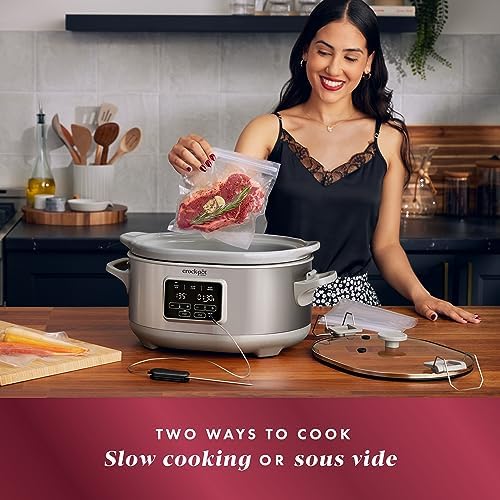 Crock-Pot 7 Quart Programmable Cook & Carry Slow Cooker - 366 | Select Moonlit Harbor - QMBW