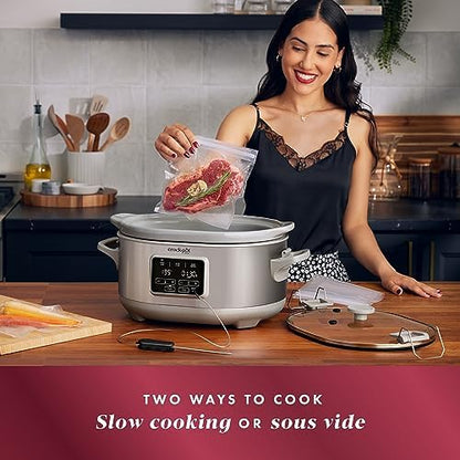 Crock-Pot 7 Quart Programmable Cook & Carry Slow Cooker - 366 | Select Moonlit Harbor - YPMV
