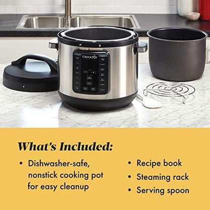 Crock-Pot 8 Quart Express Crock Multi-Use Pressure Cooker - LQD | Collection Floral Wharf - JVOP