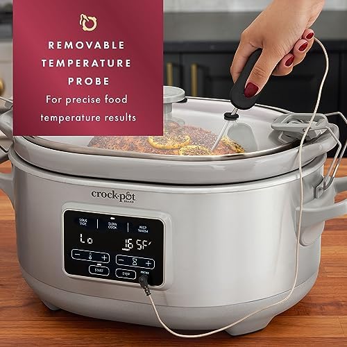 Crock-Pot 7 Quart Programmable Cook & Carry Slow Cooker - 366 | Select Moonlit Harbor - QMBW