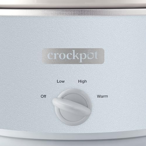 Crock-Pot 4.5 Quart Manual Slow Cooker – Macaroon Blue - 89C | Edition Linen Lane - WNAM