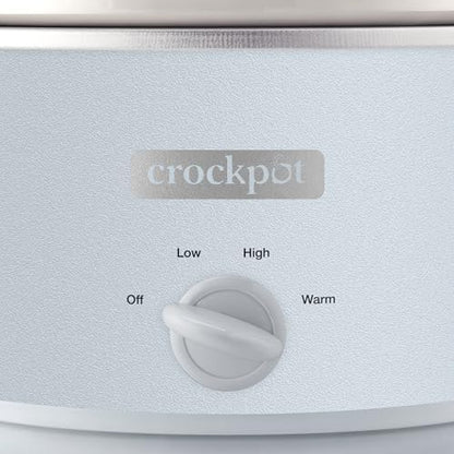 Crock-Pot 4.5 Quart Manual Slow Cooker – Macaroon Blue - 89C | Edition Linen Lane - JXKG