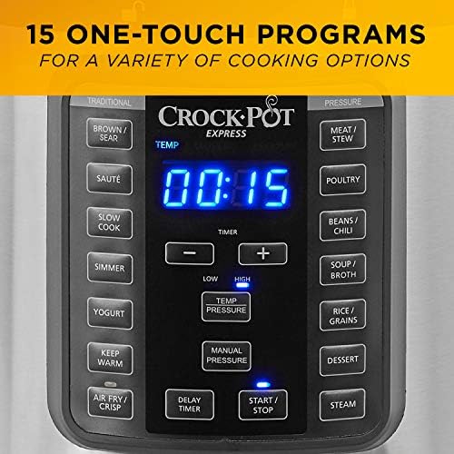 Crock-Pot Express Crisp 8 Quart 10-in-1 Pressure Cooker - M1H | Collection Meadow Glow - NRPK