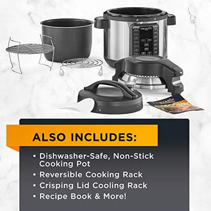 Crock-Pot Express Crisp 8 Quart 10-in-1 Pressure Cooker - M1H | Select Rose Path - KYEC