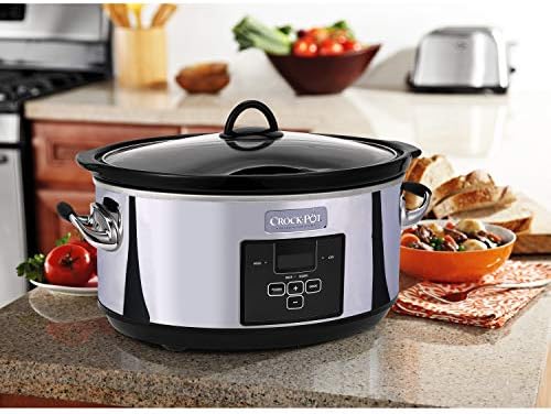 Crock-Pot 7 Quart Programmable Slow Cooker – Polished Platinum - BCU | Signature Clover Prairie - WTUM