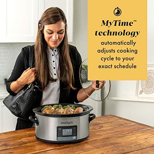 Crock-Pot MyTime 6 Quart Programmable Slow Cooker - L2V | Select Cloud Drift - EIUM
