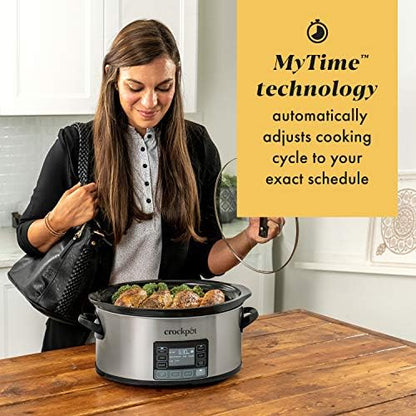 Crock-Pot MyTime 6 Quart Programmable Slow Cooker - L2V | Select Cloud Drift - EIUM