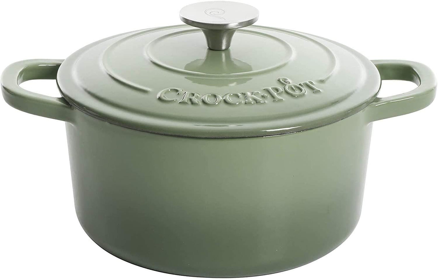 Crock-Pot 3 Quart Enameled Cast Iron Dutch Oven – Aqua - X86 | Edition Forest Market - CEHJ