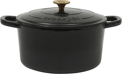 Crock-Pot 3 Quart Enameled Cast Iron Dutch Oven – Aqua - X86 | Collection Autumn Hollow - WTIF