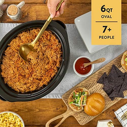 Crock-Pot MyTime 6 Quart Programmable Slow Cooker - L2V | Select Cloud Drift - EIUM